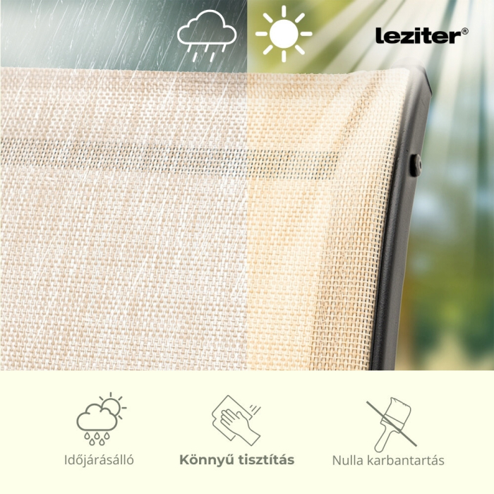 Leziter Set mobilier de grădină Helen 4+1 bej [8]