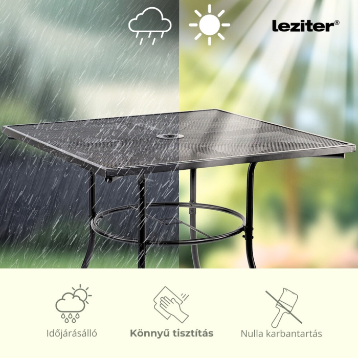 Leziter Set mobilier de grădină Kendra 4+1 maro [10]