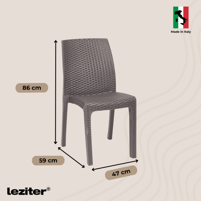 Leziter Set mobilier de grădină Laos 4+1 cappuccino [3]