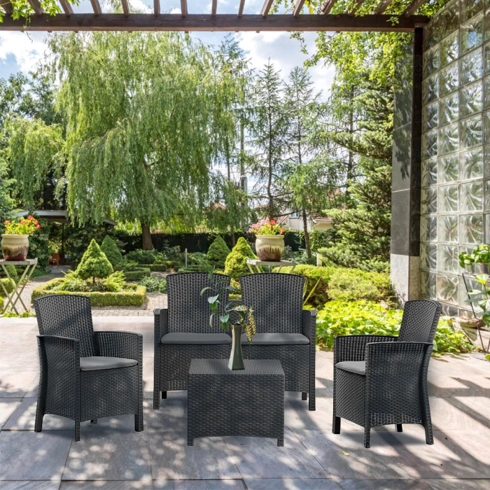 Leziter Set mobilier de grădină Lima cu 4 locuri [2]