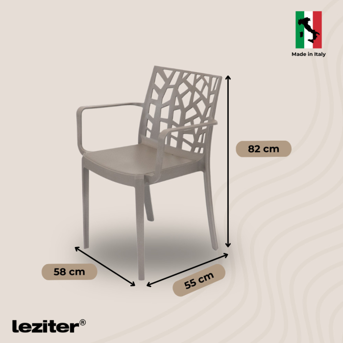 Leziter Set mobilier de grădină Nassau 4+1 cappuccino [3]