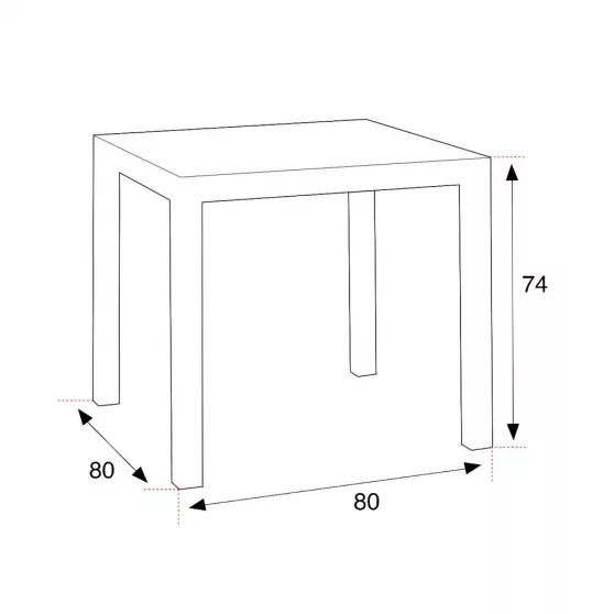 Leziter Set mobilier de grădină Natale 4+1, grafit [3]