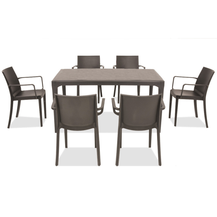 Leziter Set mobilier de gradina Pelosa 6+1 cappuccino [3]