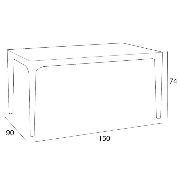 Leziter Set mobilier de grădină Pelosa 6+1, grafit [4]