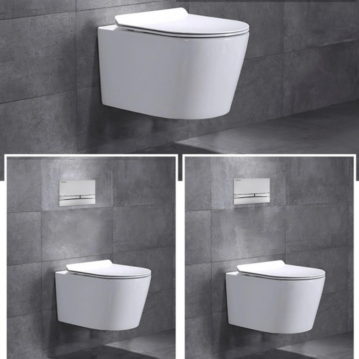 Leziter Set rezervor WC montat pe perete Ride Adriatic [7]