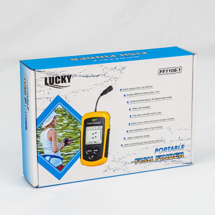 Leziter Set sonar pentru detecție de pești Lucky, rază de acțiune 183 m [3]