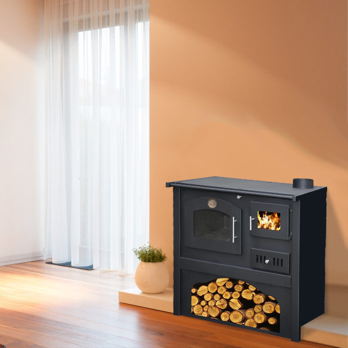 Leziter Sobă Milos pe combustibil solid 6 kw [2]