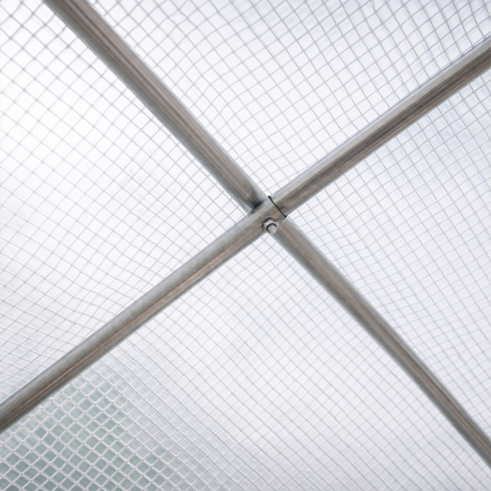 Leziter Solar gradina 200x200x300 cm, alb (cadru + folie) [9]