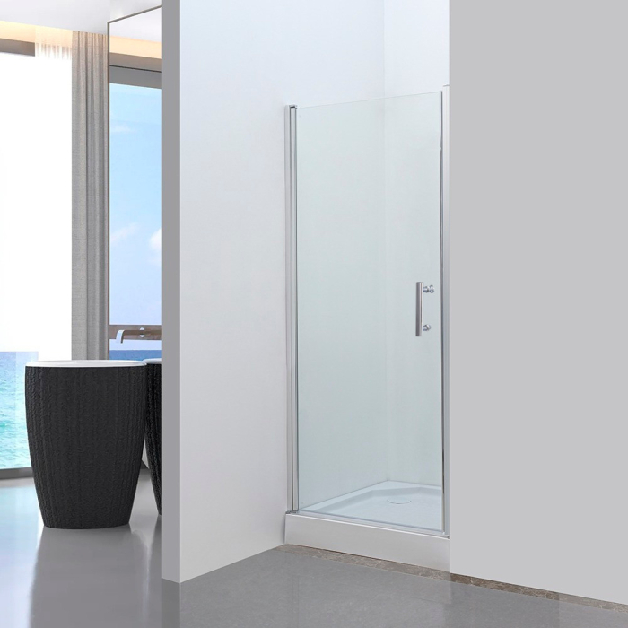 Leziter Solo New 80x195 cm ușă de duș cu sticlă securizată de 6 mm [2]