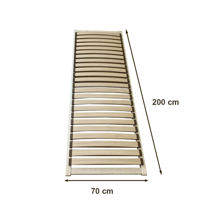 Leziter Somieră cu șipci din lemn 70x200 cm [2]