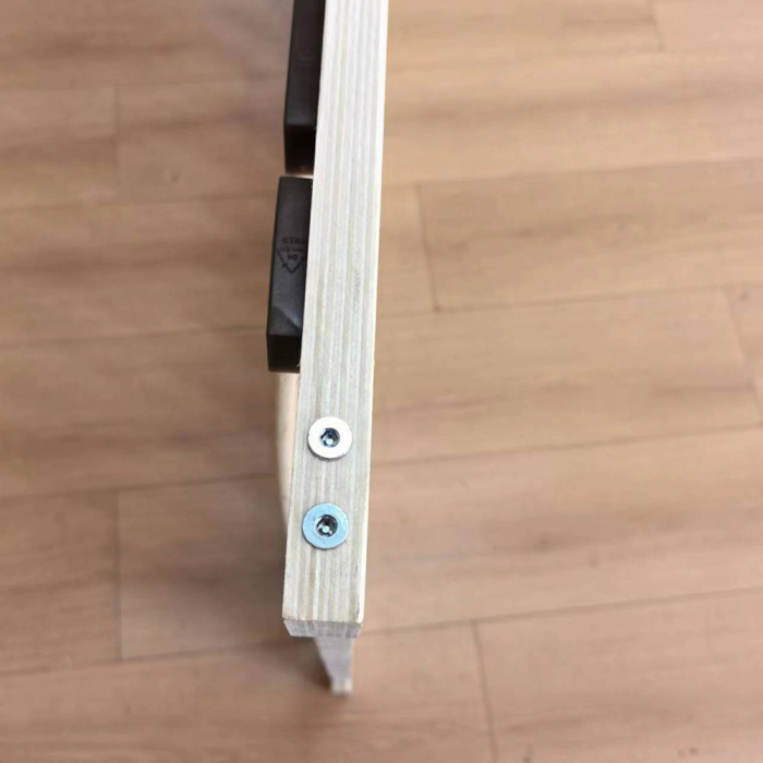 Leziter Somieră cu șipci din lemn 90x200 cm [5]