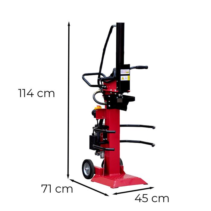 Leziter Splitter electric vertical pentru bușteni HYV8T-V 3000W 8T [3]
