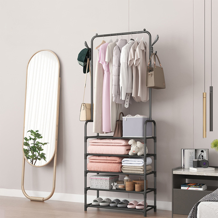 Leziter Suport de haine LRA-01 negru [2]