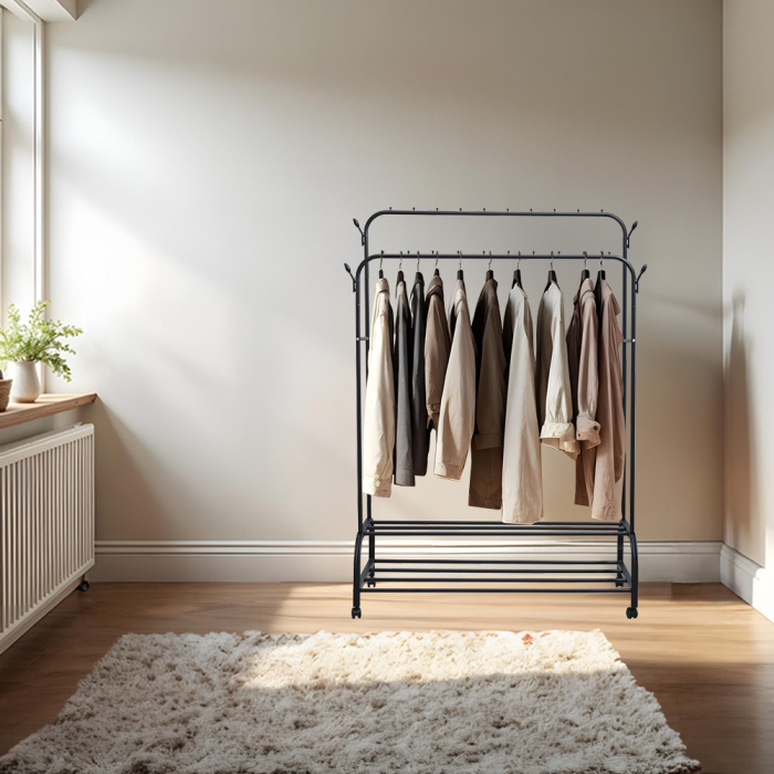 Leziter Suport pentru haine LRA-05 negru [2]