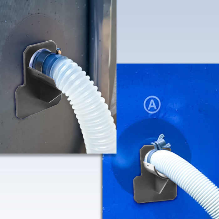 Leziter Suport pentru țeavă de piscină 38 mm gri [4]