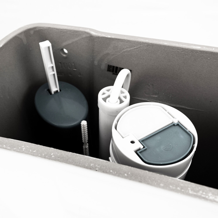 Leziter Toaletă monobloc Cleano cu evacuare inferioară și scaun [8]