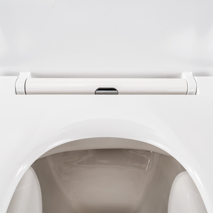 Leziter Toaletă Tina, montată pe perete, fără ramă, cu capac cu închidere silențioasă [8]