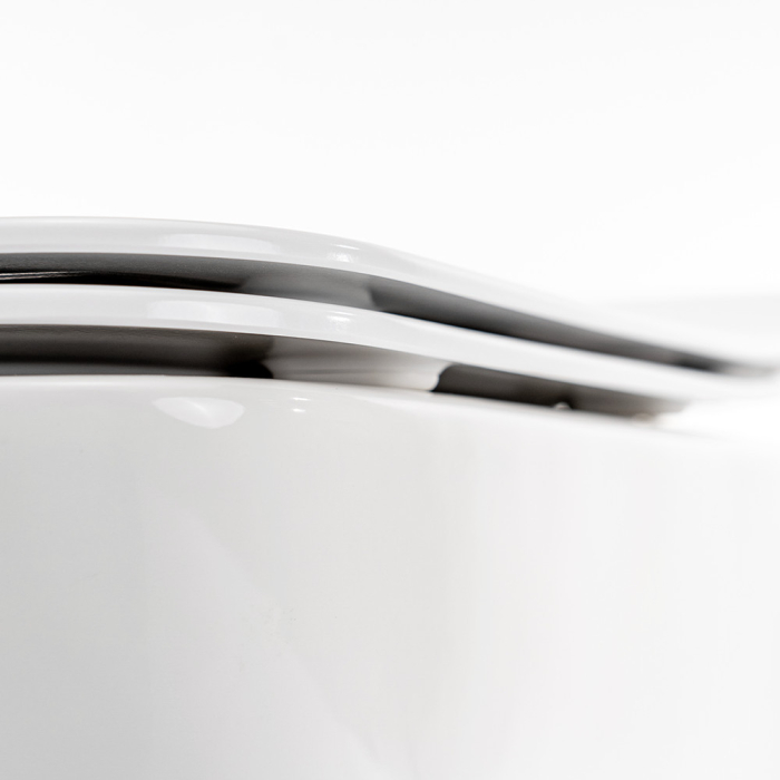 Leziter Toaletă Tina, montată pe perete, fără ramă, cu capac cu închidere silențioasă [7]