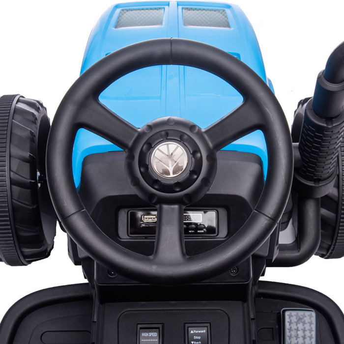 Leziter Tractor electric New Holland albastru [8]