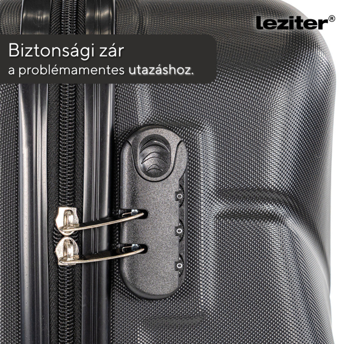 Leziter TraveLux Max bagaj de mână cu roată detașabilă 40x30x20 cm negru [4]