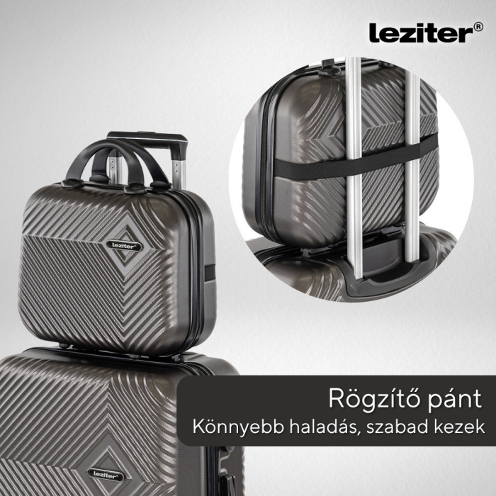 Leziter TraveLux Pro valiză manuală cu capac dur 28x36x16 cm gri [4]