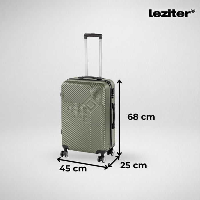 Leziter TraveLux Pro valiză medie cu capac dur 68x45x25 cm [3]