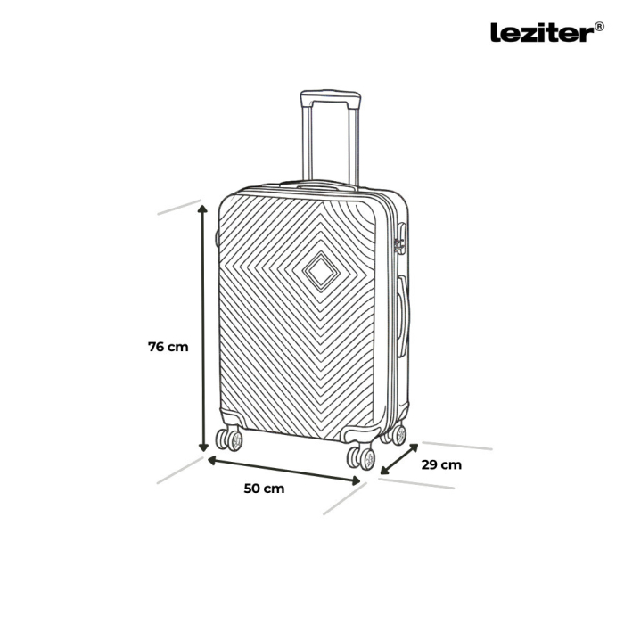 Leziter TraveLux Pro XVI set valize rulante gri [7]
