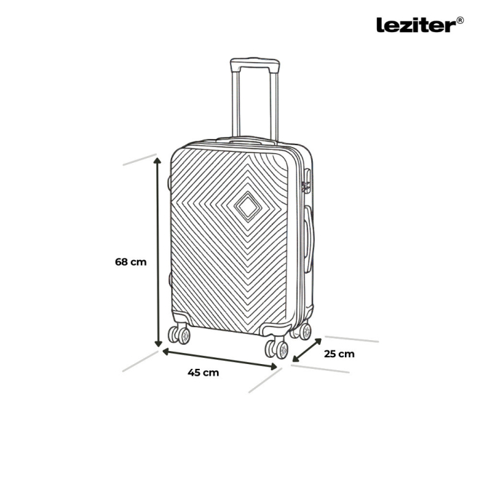 Leziter TraveLux Pro XVIII set valiză rulantă gri [7]