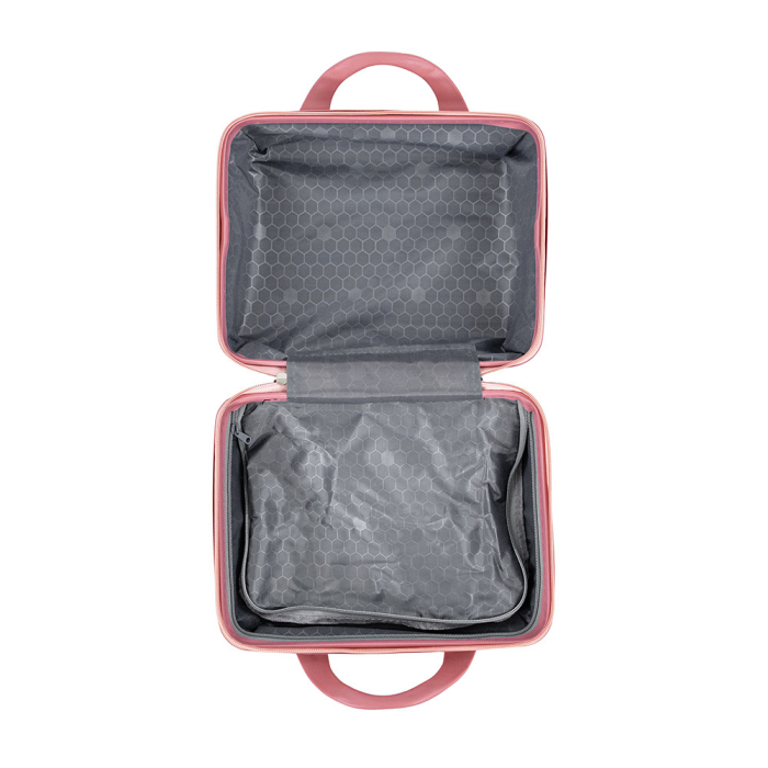 Leziter TraveLux Urban travel duffel cu capac dur 23x30x14 cm roz somon [8]