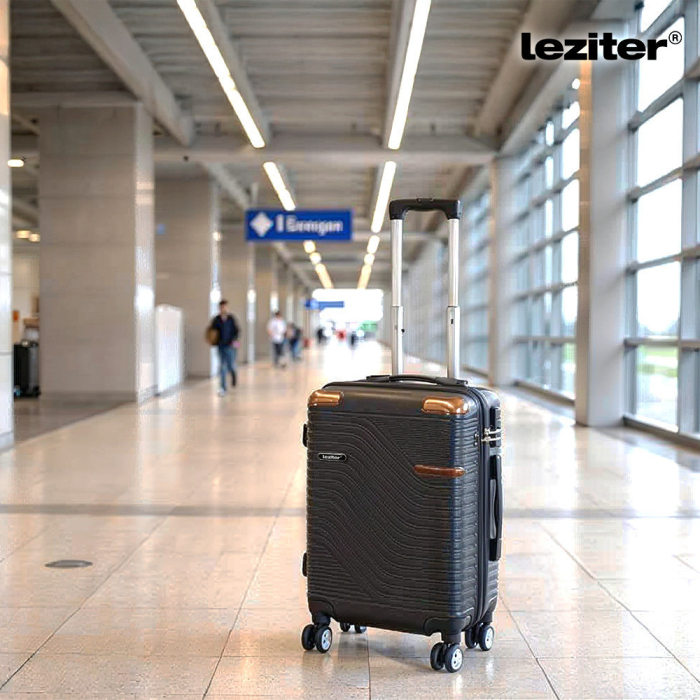 Leziter TraveLux Urban valiză de cabină cu hard top și roți detașabile 50x40x20 cm negru [2]