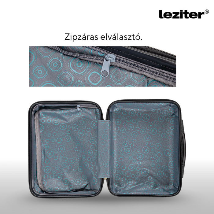 Leziter TraveLux Urban valiză de cabină cu hard top și roți detașabile 50x40x20 cm negru [7]