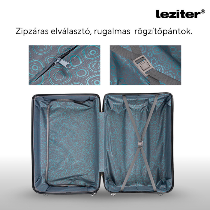 Leziter TraveLux Urban valiză mare cu capac dur 76x50x29 cm roz somon [7]