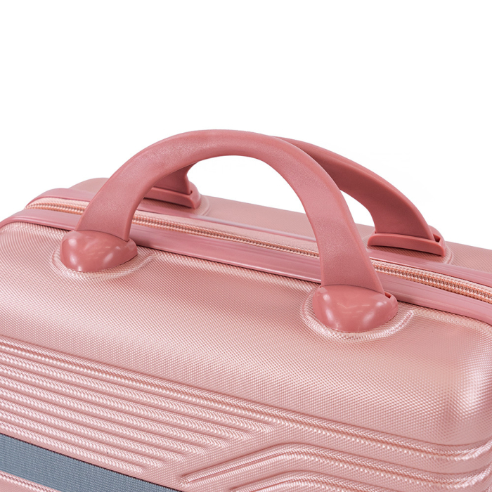 Leziter TraveLux Urban valiză mică de mână cu capac dur 28x36x16 cm roz somon [6]