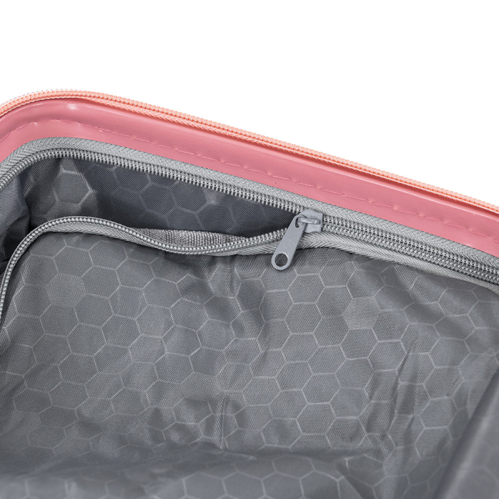 Leziter TraveLux Urban valiză mică de mână cu capac dur 28x36x16 cm roz somon [7]