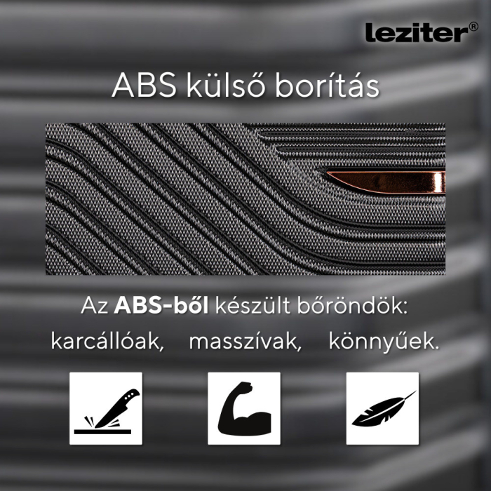 Leziter TraveLux Urban XII set valize cu role negru [9]
