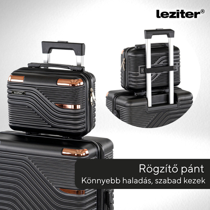 Leziter TraveLux Urban XV set valiză rulantă aur roz [8]