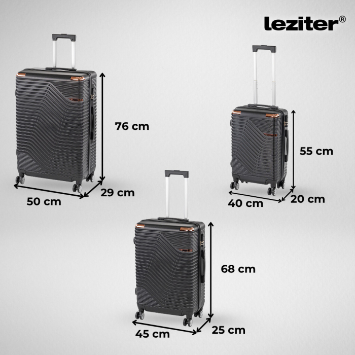 Leziter TraveLux Urban XXV set de valize cu rol [4]