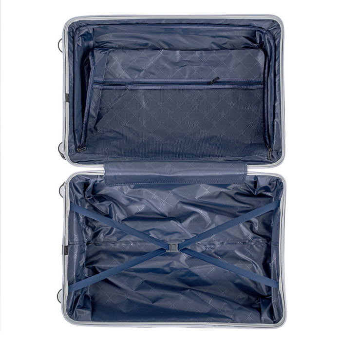 Leziter TraveLux Voyager valiză mare cu capac dur 76x50x29 cm gri [9]