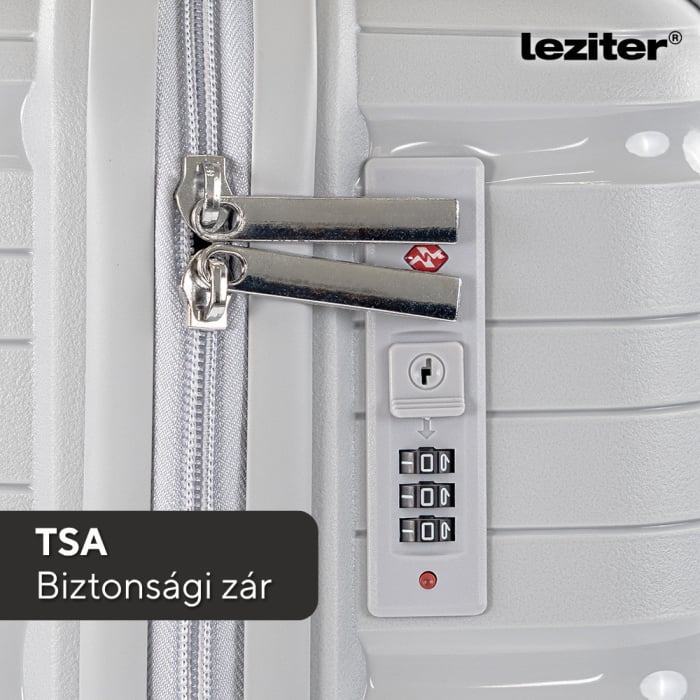Leziter TraveLux Voyager valiză mare cu capac dur 76x50x29 cm gri [8]