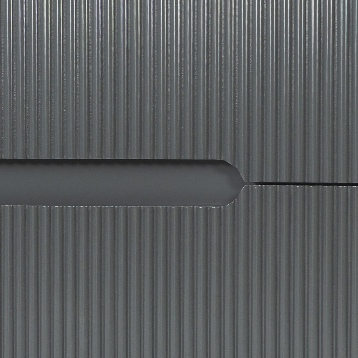 Leziter Trent 80 dulap de baie inferior cu chiuvetă ceramică 2 sertare, gri antracit [5]