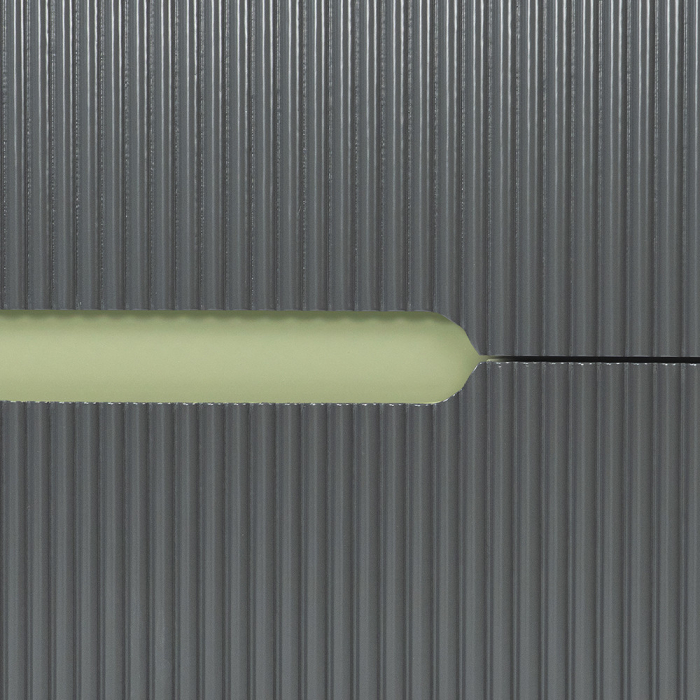 Leziter Trent mobilier de baie 60 cm chiuvetă ceramică (2 sertare) cu oglindă 60x80 cm verde fistic-gri antracit [4]
