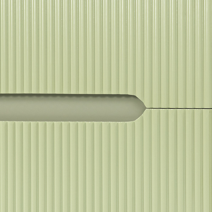 Leziter Trent Mobilier de baie 80 cm chiuvetă ceramică (2 sertare) cu oglindă 60x80 cm verde măslin verde-pistachio [4]