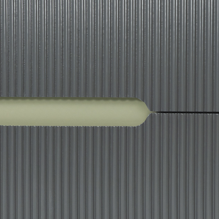 Leziter Trent Mobilier de baie 80 cm lavoar ceramic (2 sertare) cu oglindă 60x80 cm verde măslin-gri antracit [4]