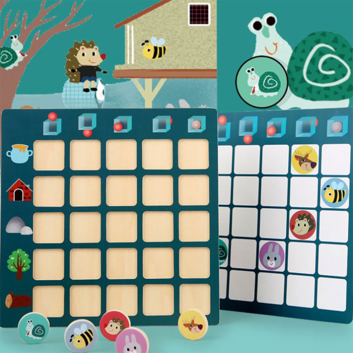 Leziter Unde este? Jucărie din lemn care ajută la orientarea spațială [2]