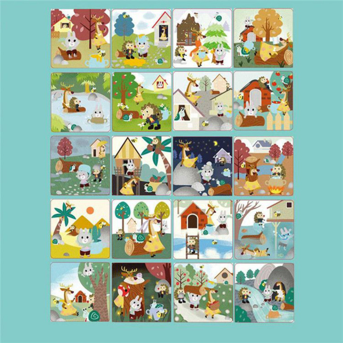 Leziter Unde este? Jucărie din lemn care ajută la orientarea spațială [3]