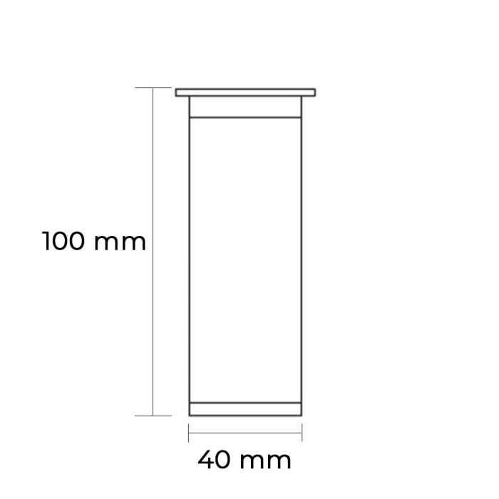 Leziter Uni mobilier picior negru [3]