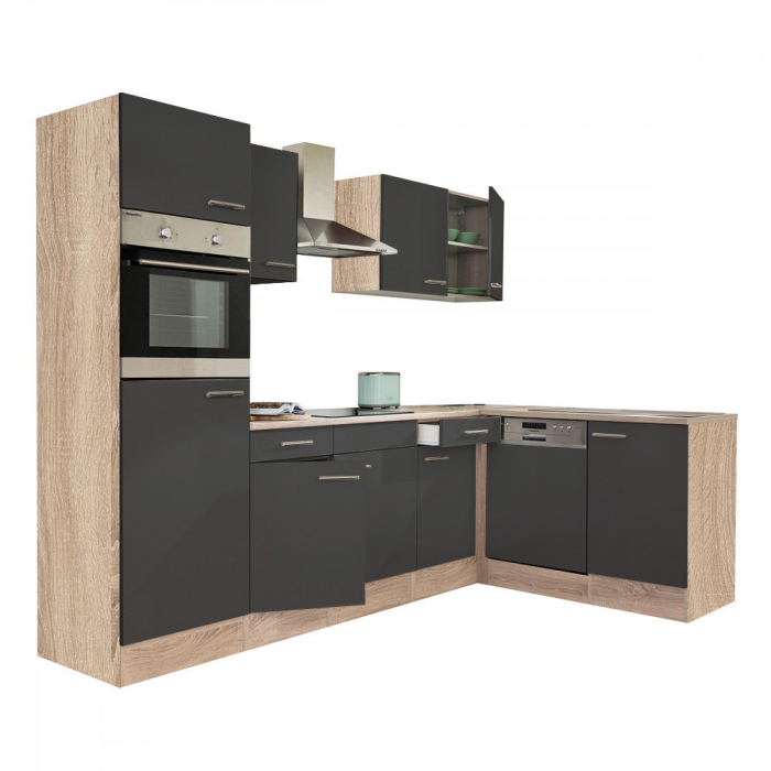 Leziter Unitate de bucătărie de colț Yorki 280 cu cuptor și cuptor cu microunde [3]