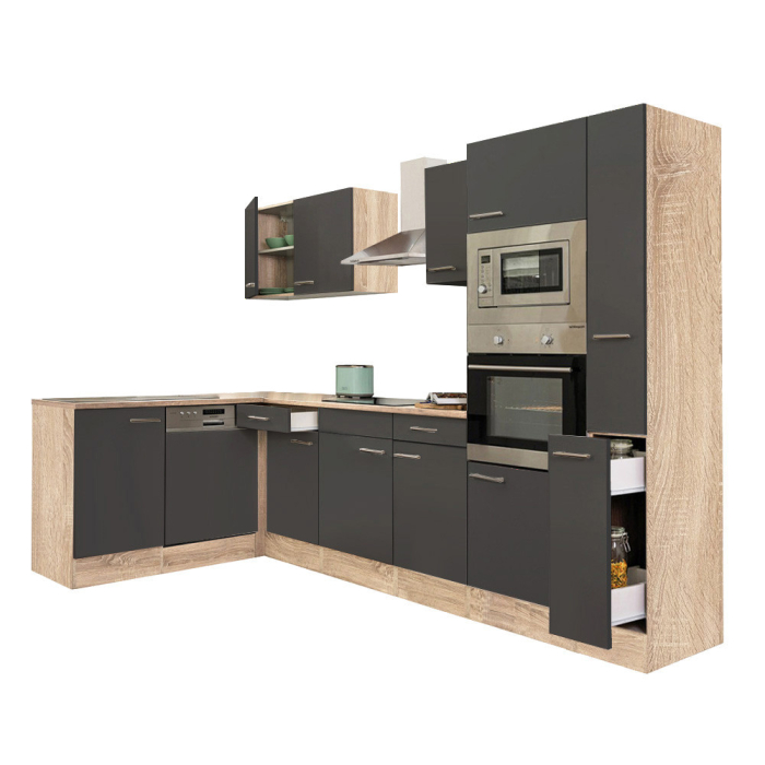 Leziter Unitate de bucătărie de colț Yorki 310 cu cuptor și cuptor cu microunde [2]