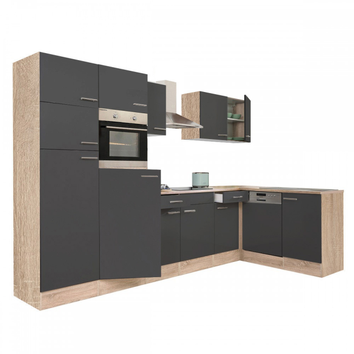 Leziter Unitate de bucătărie de colț Yorki 340 cu congelator superior și frigider [3]