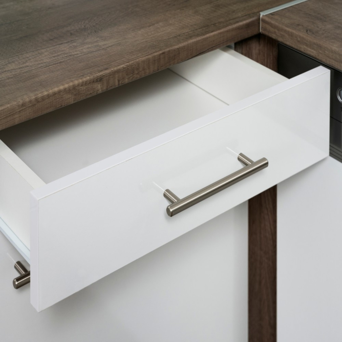 Leziter Unitate de bucătărie de colț Yorki 340 cu congelator superior și frigider [6]